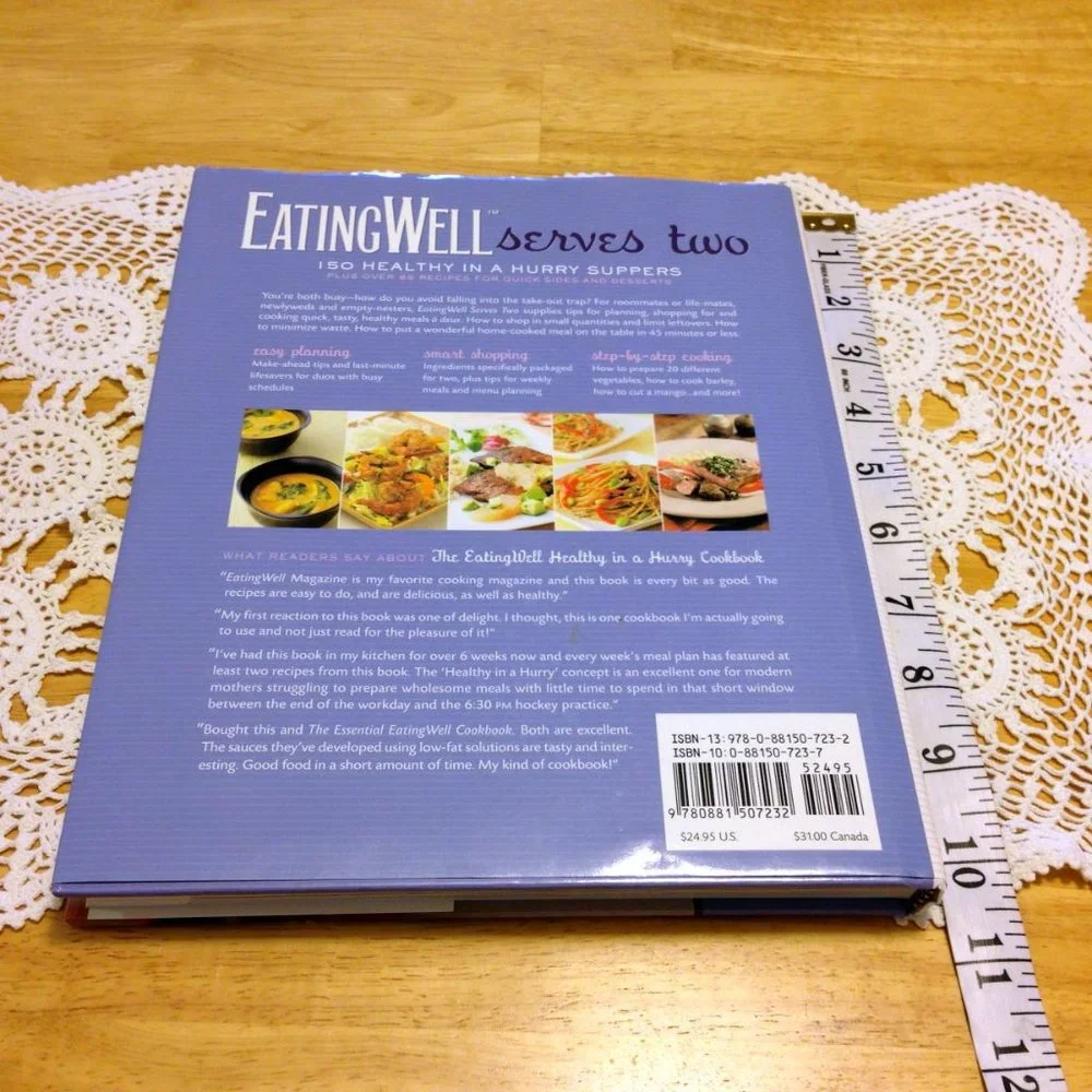 Quick Supper Recipes, Eating Well Serves Two Cookbook
